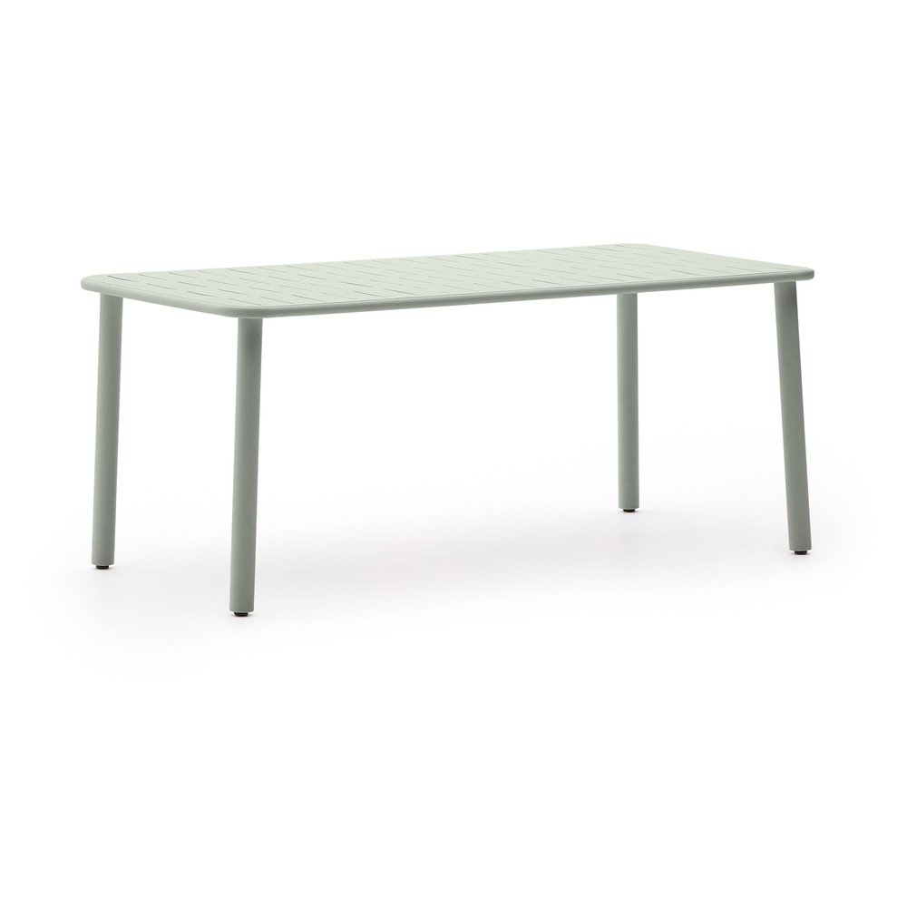 Acél kerti étkezőasztal 90x180 cm Brai – Kave Home