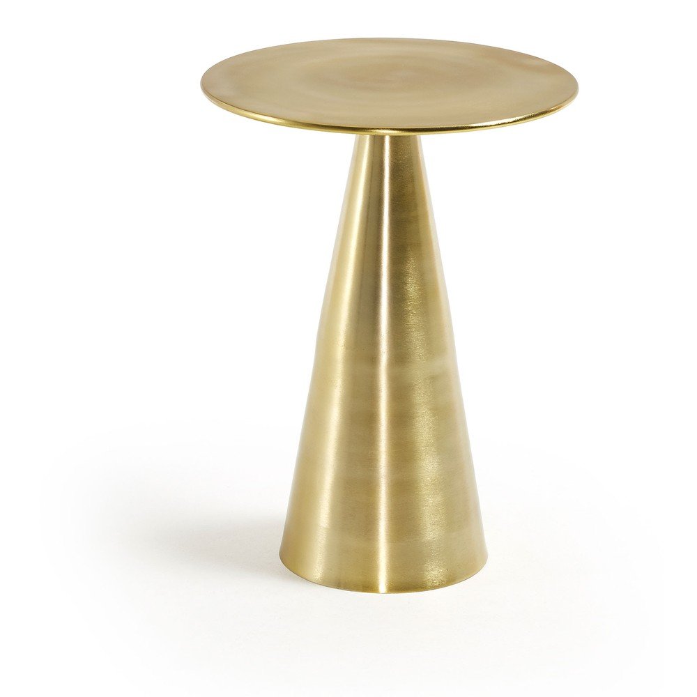 Alumínium kerek tárolóasztal ø 39 cm Rhet – Kave Home