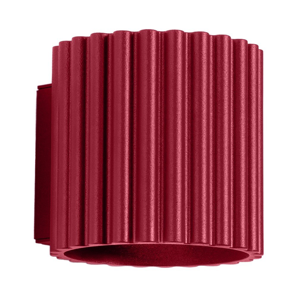 Borvörös fali lámpa ø 10 cm Zora – Sollux