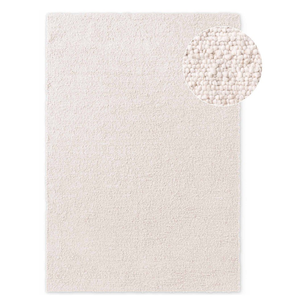 Elefántcsont színű kézi szövésű buklé szőnyeg 200x290 cm Notting Hill Portobello – Ted Baker