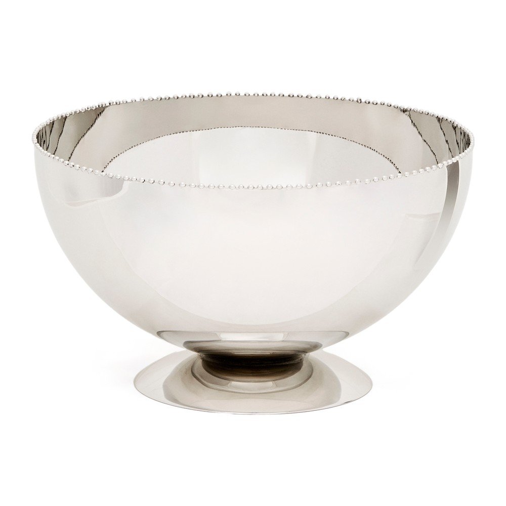 Ezüstszínű rozsdamentes acél tál ø 25