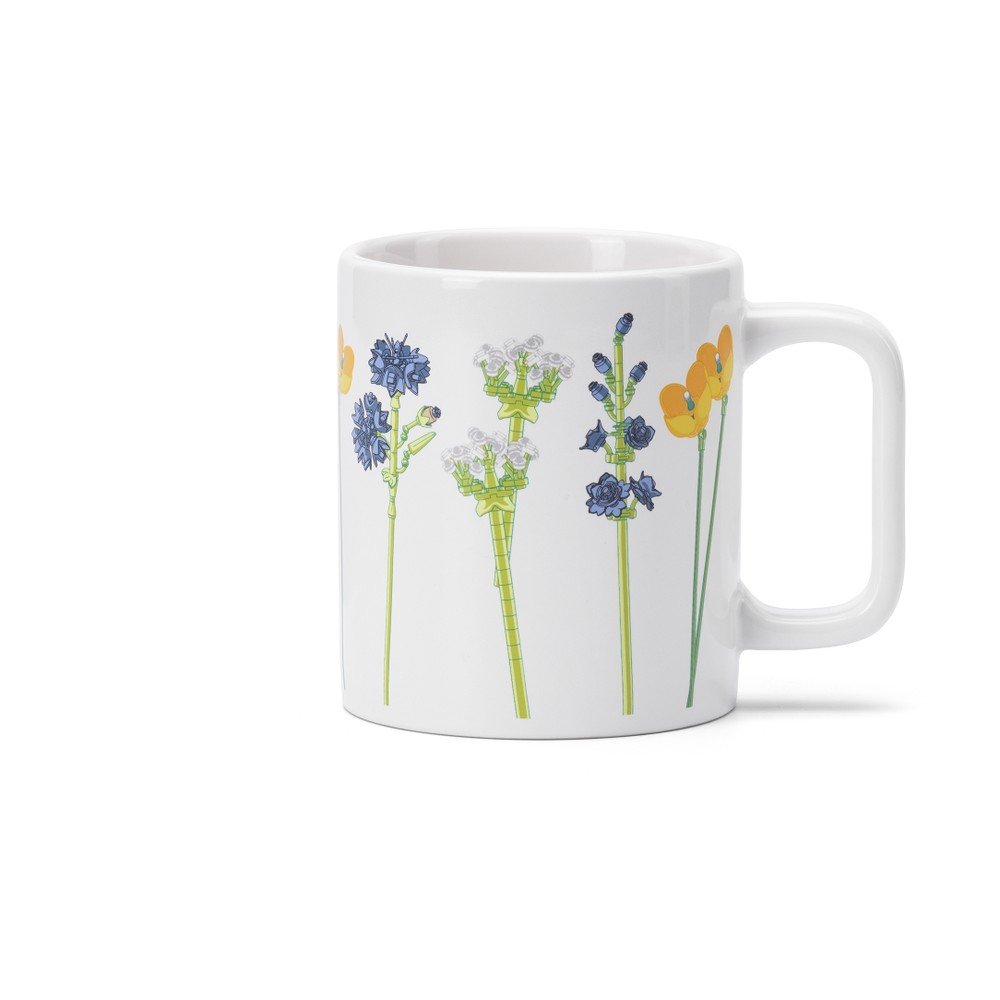 Fehér kerámia gyerek bögre 300 ml Meadow Flowers – LEGO®