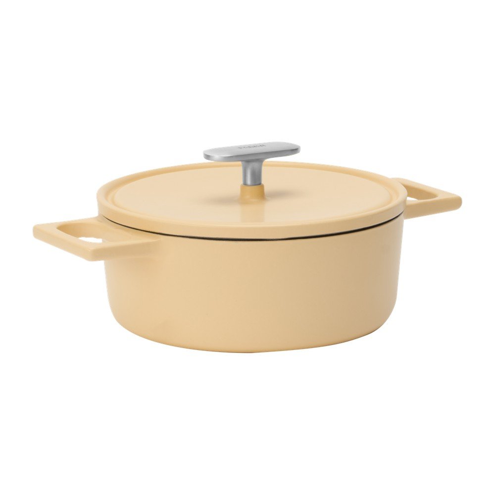 Indukciós tűzhelyhez alkalmas öntöttvas lábas fedővel 2 l Mattia 3.0 – FABINI