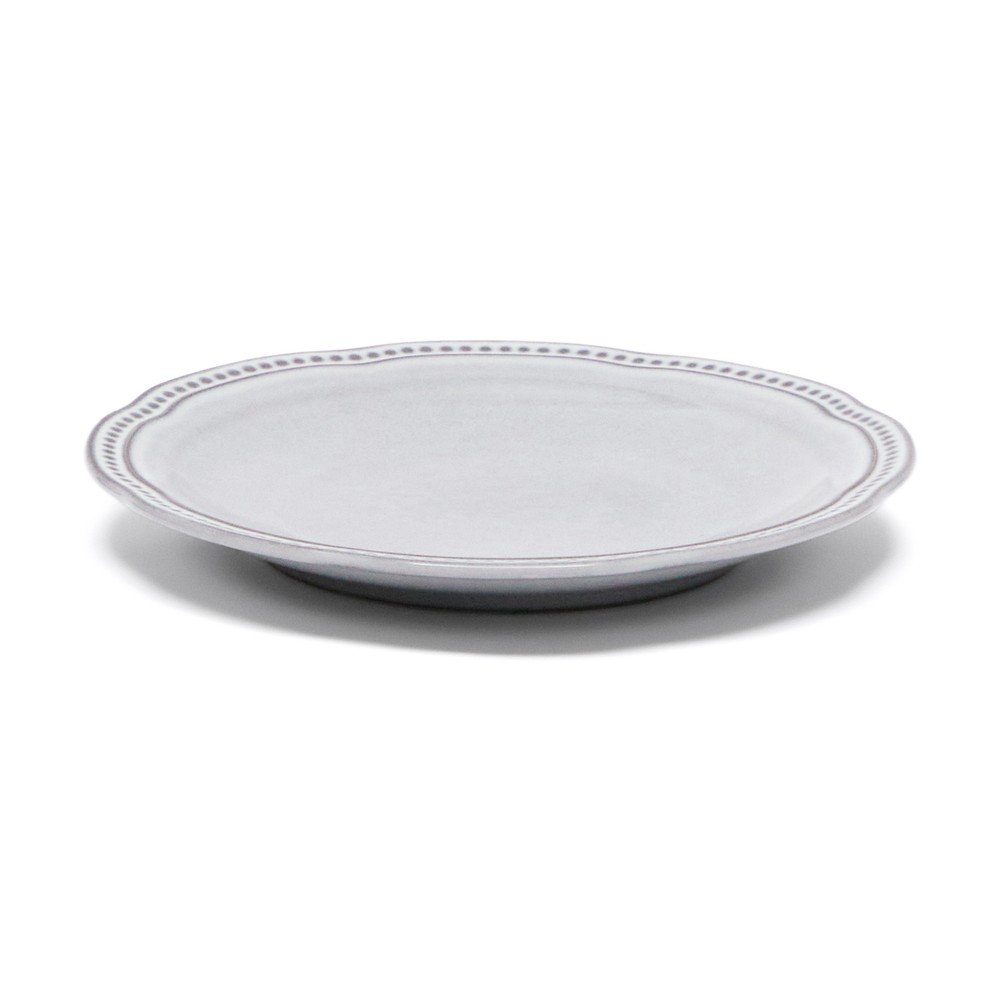 Kék kerámia desszertes  tányér ø 22