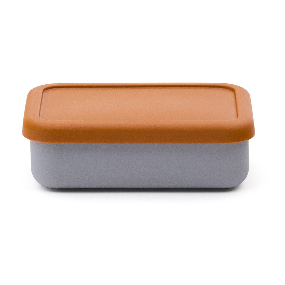 Kék-narancssárga szilikon gyerek uzsonnás doboz Lili – Kave Home