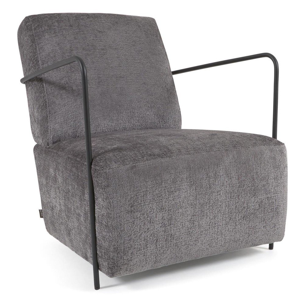 Szürke zsenília fotel Gamer – Kave Home