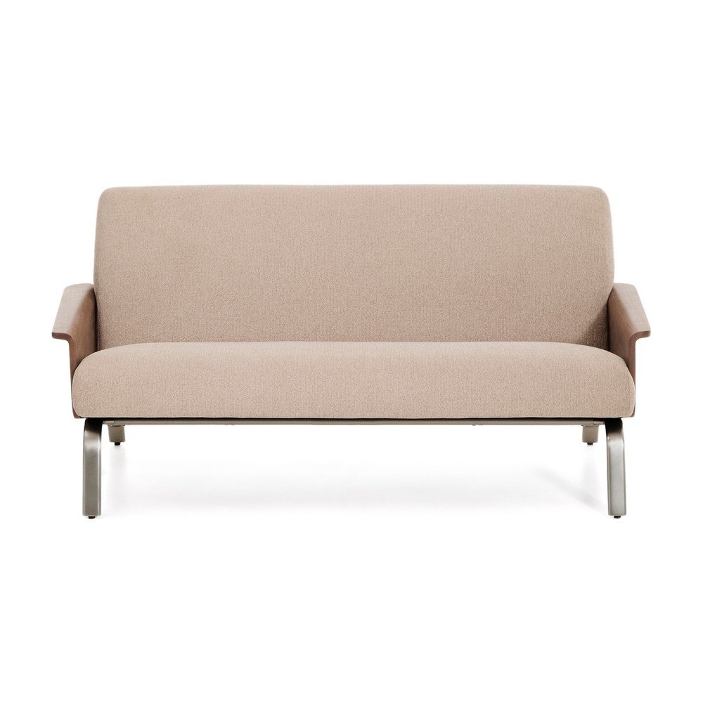 Világosbarna zsenília kanapé 165 cm Amsen – Kave Home