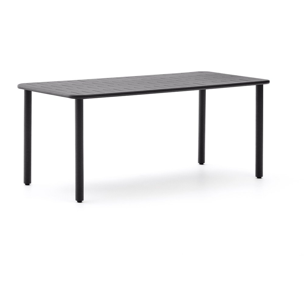 Acél kerti étkezőasztal 90x180 cm Brai – Kave Home