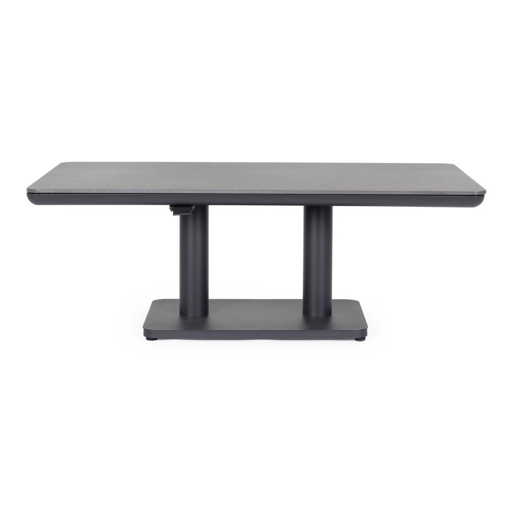 Alumínium kerti étkezőasztal 80x140 cm Miguel – Bizzotto