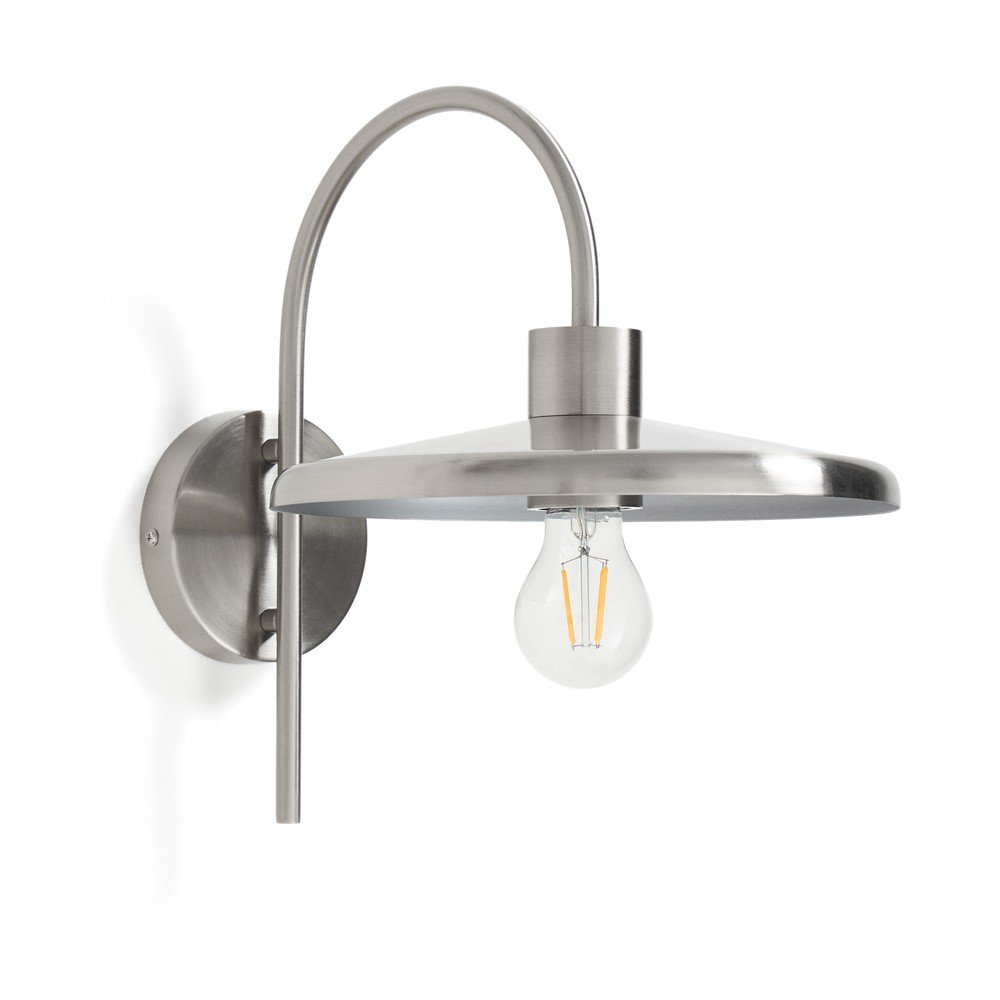 Ezüstszínű fali lámpa ø 27 cm Nuvira – Kave Home