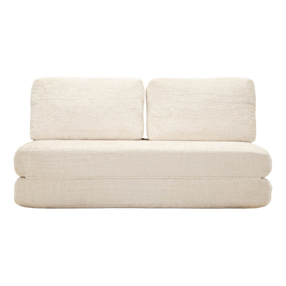 Fehér buklé kinyitható kanapé 150 cm Faster – Mauro Ferretti