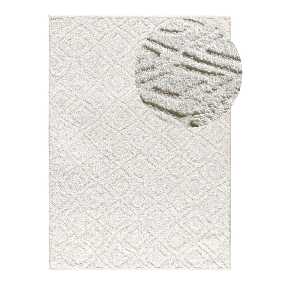 Fehér szőnyeg 126x190 cm Juno – Universal