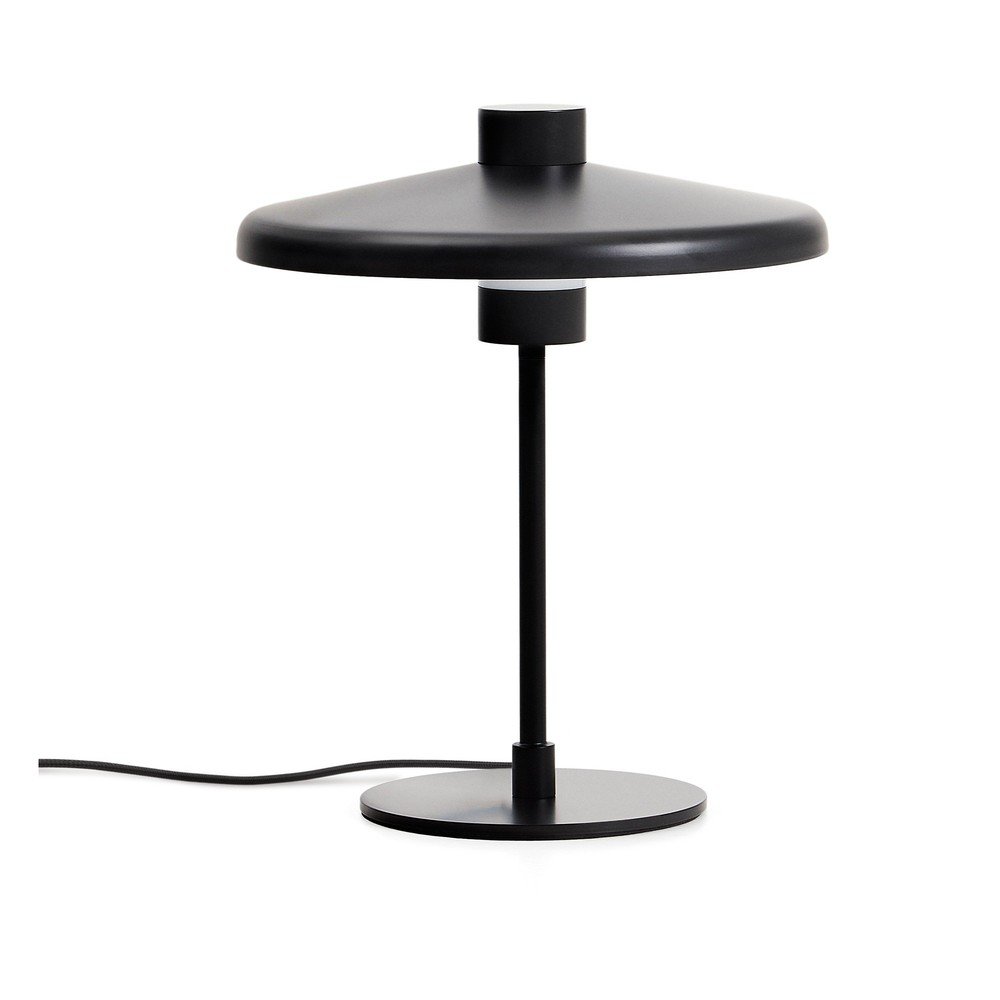 Fekete asztali lámpa fém búrával (magasság 32