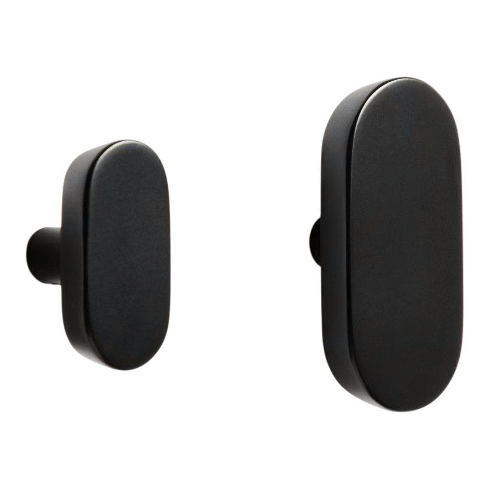 Fekete fali bükkfa akasztó szett 2 db-os Arely – Kave Home