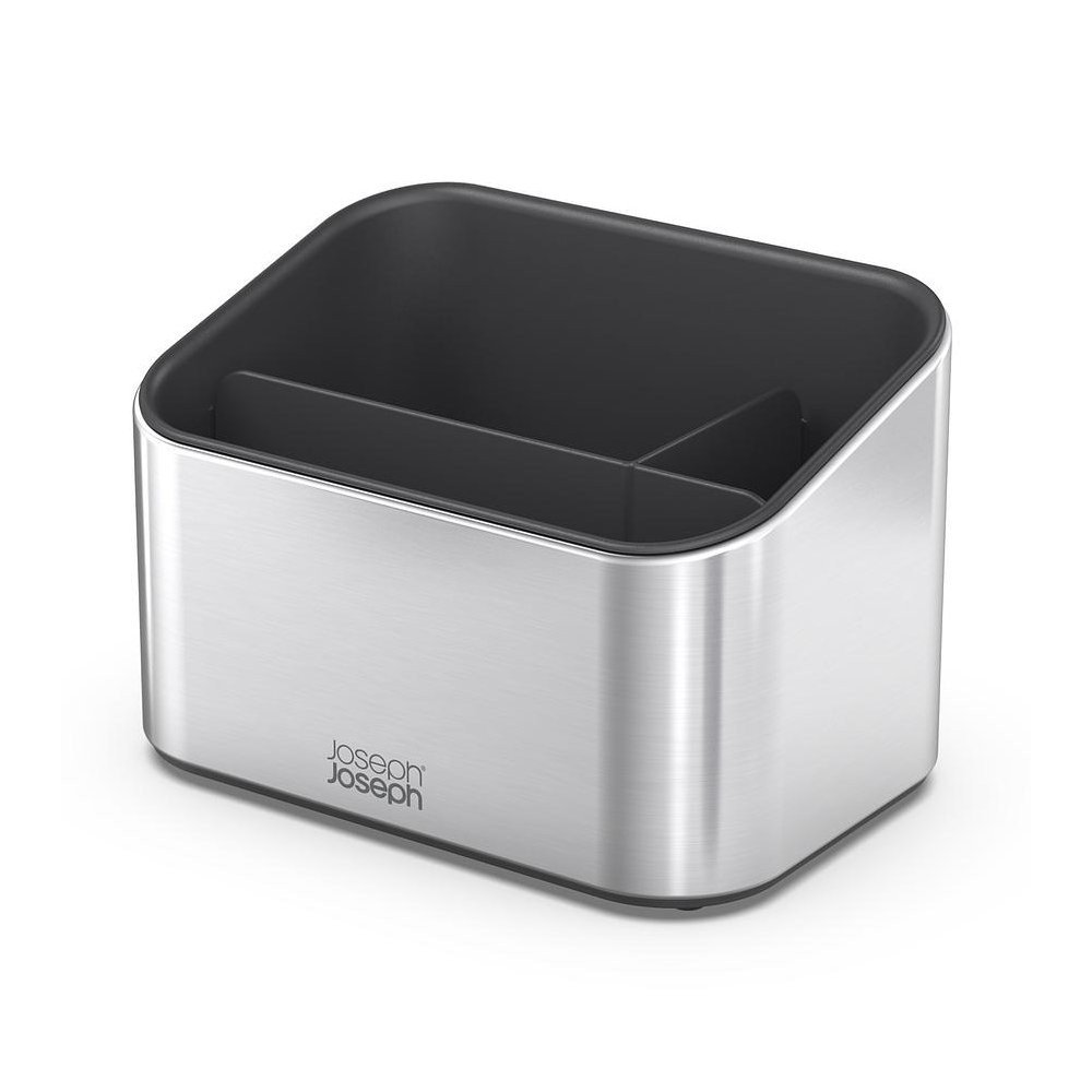 Fényes ezüstszínű fém mosogatóeszköz tartó Surface – Joseph Joseph