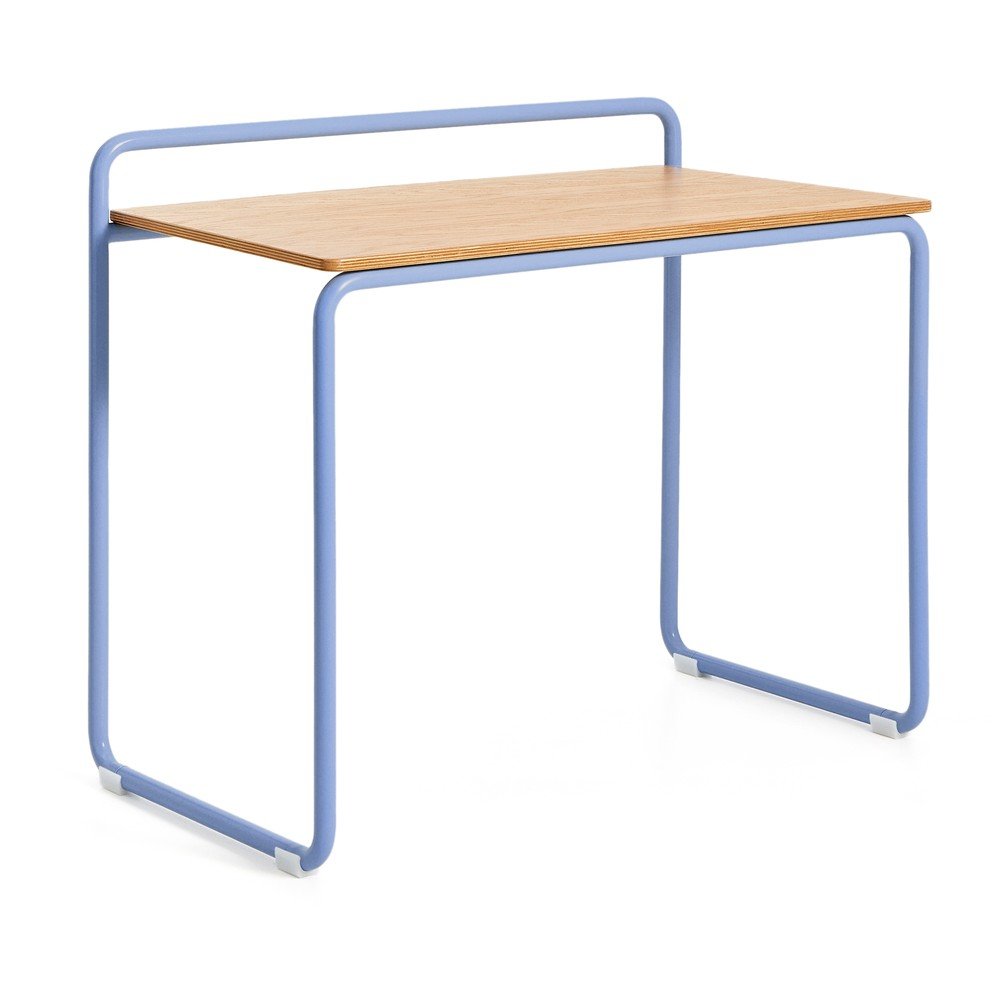 Gyerek íróasztal kőrisfa dekoros asztallappal 45x82 cm Tinn – Kave Home