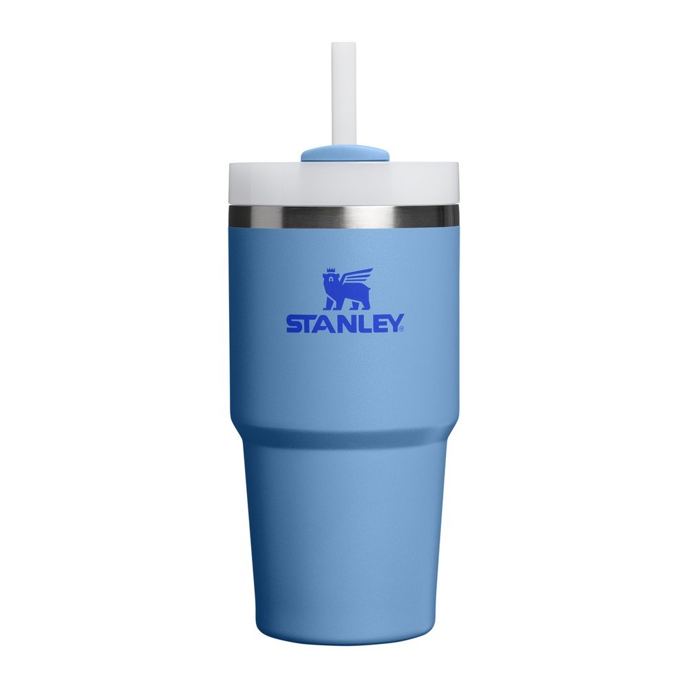 Kék rozsdamentes acél termosz szívószállal 600 ml Quencher H2.O FlowState™ Tumbler Blue Sky – Stanley