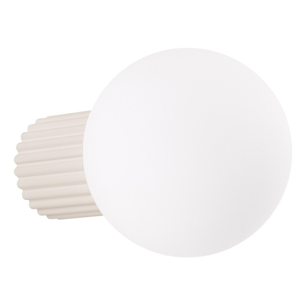 Krémszínű fali lámpa ø 12 cm Orbital – Sollux