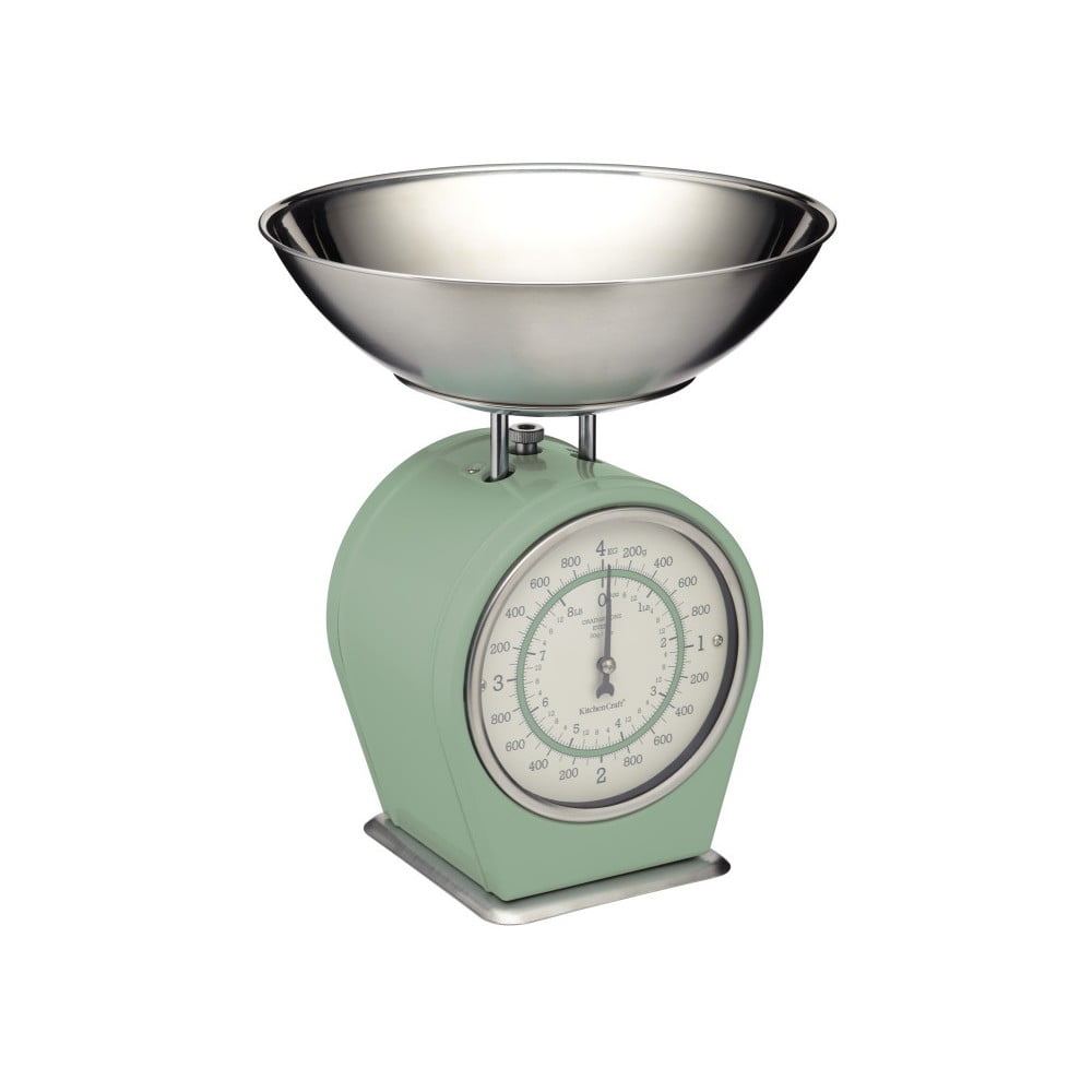 Living Nostalgia zöld konyhai mérleg - Kitchen Craft