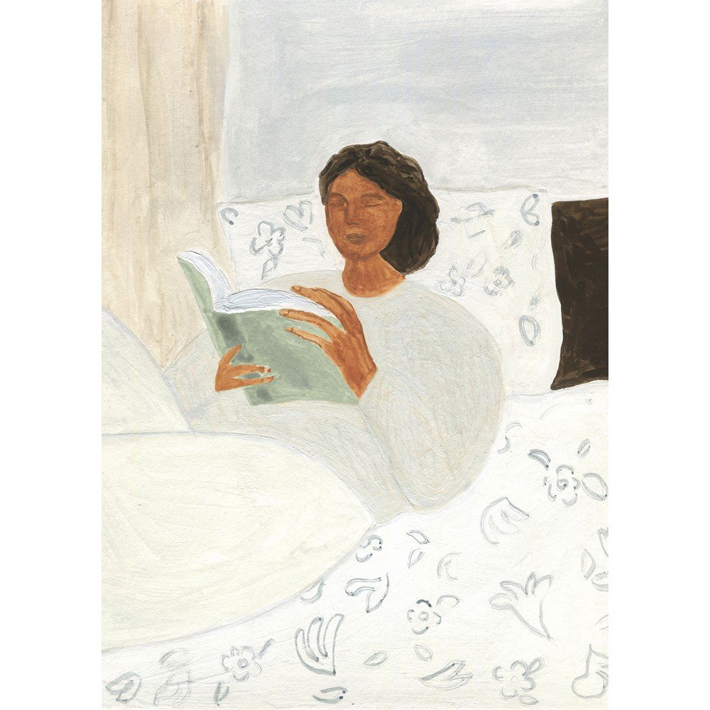 Poszter 50x70 cm Morning Read  – Isabelle Vandeplassche – The Poster Club