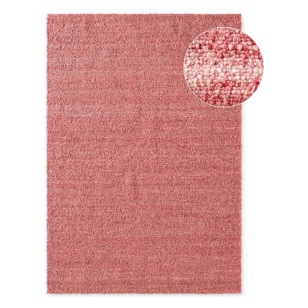 Sötét rózsaszín kézi szövésű buklé szőnyeg 120x170 cm Notting Hill Portobello – Ted Baker