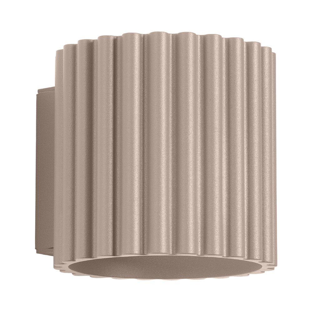 Szürkésbarna fali lámpa ø 10 cm Zora – Sollux