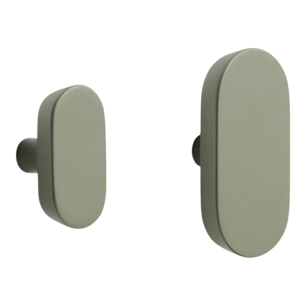 Zöld fali bükkfa akasztó szett 2 db-os Arely – Kave Home